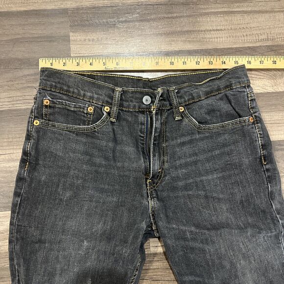 LEVIS 511 LIMITED RED TAG ® FADED BLACK MENS SIZE 34X32 Distressed - Picture 2 of 6
